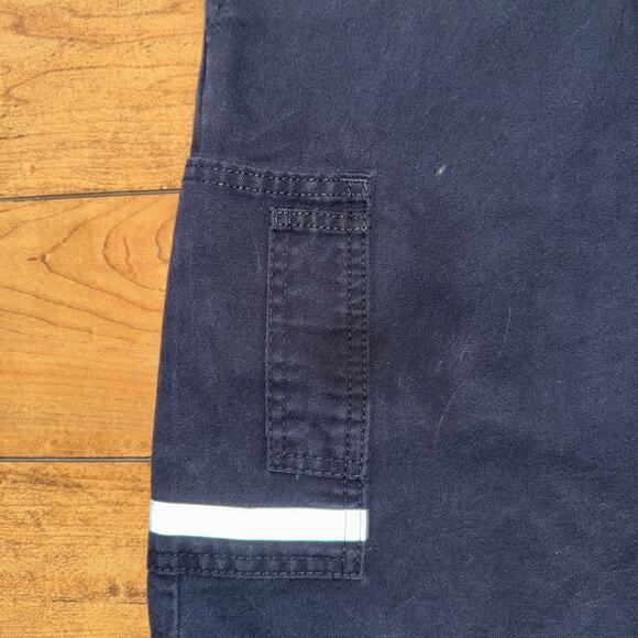 FedEx Tim Sherman Utility Cargo Shorts Navy Blue 38x11 38R - Picture 2 of 5